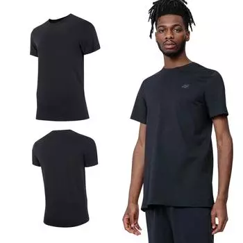 ФУТБОЛКА МУЖСКАЯ 4F H4L22 TSM352 ТЕМНО-СИНЯЯ. м M темно-синий