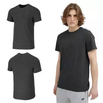 ФУТБОЛКА МУЖСКАЯ 4F ТЕМНО-СЕРАЯ 4FSS23TTSHM536. м M серый