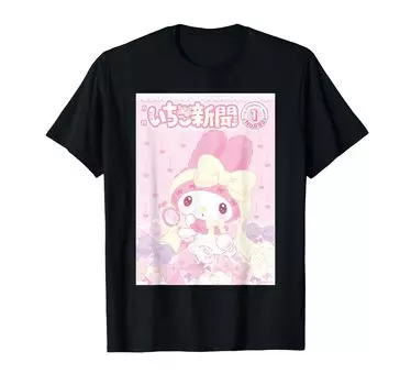 Футболка My Melody журнала Ichigo Shimbun за январь 2025 г.