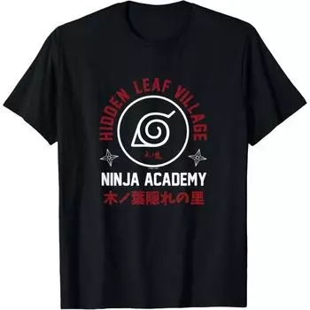 Футболка Naruto Shippuden Ninja Academy S чёрный