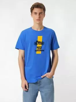 Футболка Never Stop большого размера с короткими рукавами для мужчин, 100% хлопок, повседневная футболка S-6XL 6XL