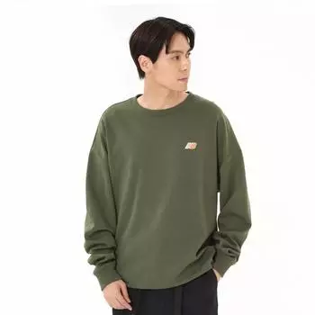 Футболка New Balance Double Face с длинным рукавом Don Deep Olive Green amT45681 Don S