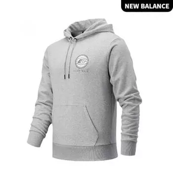 Футболка New Balance Nb Hoops с капюшоном Nbn0c26223 Ac Melange Gray/95