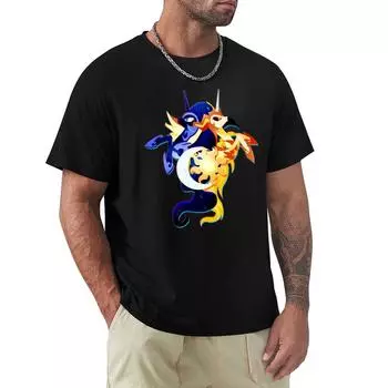 Футболка Nightmare Moon And Daybreaker Blanks Graphic Shirts Shirts Men Graphic S средний синий
