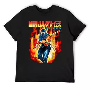 Футболка Ninja Gaiden Box Art для мальчиков с рисунком из аниме, животных, рэперов, графические футболки, мужская одежда S белый