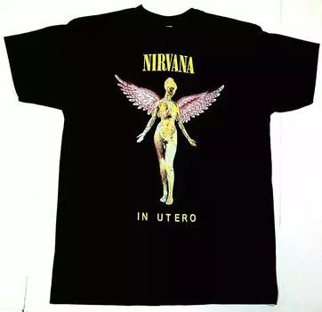 Футболка Nirvana Grunge Rock Kurt Cobain In Utero XXL
