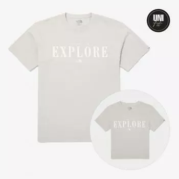 Футболка North Face Explore с коротким рукавом и круглым вырезом Nt7uq06l Whs 085(WS)