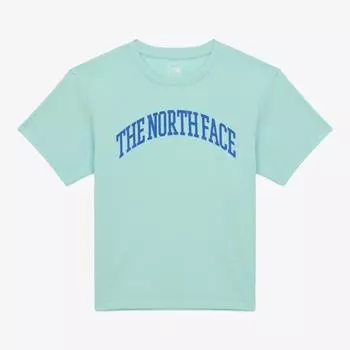 Футболка North Face Kids Monoflex с коротким рукавом, круглая, нефритовая Nt7ur08u JADE/110