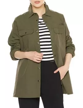 Футболка North Firefly Light с защитой от огня и ультрафиолета для кемпинга, новая, серо-коричневая, размер L [The Face], женская