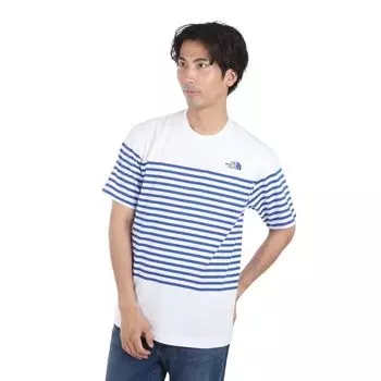 Футболка North Panel Border белая M [The Face] S/S
