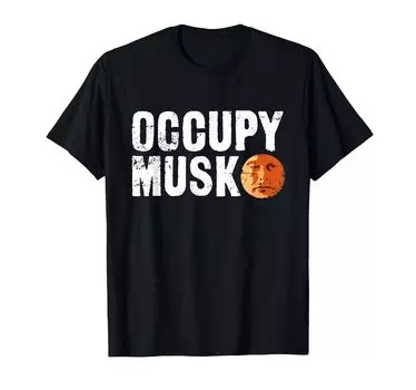 Футболка Occupy Mask Funny Circustic чёрный