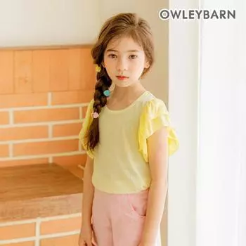 Футболка Olivan Blending Ribbed, желтая Yellow/130