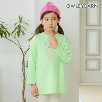 Футболка Olivan Flower Bloom Long зеленая Green/120