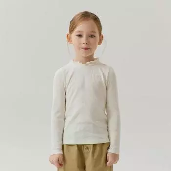 Футболка Oliven Ribbed STandard, кремовая creamy/110