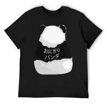 Футболка Onigiri Panda Мужская футболка Аниме Штуки Мужская дизайнерская футболка S белый