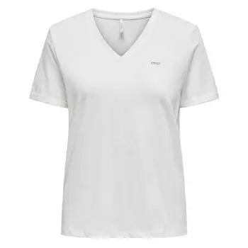 Футболка Onlkita с v-образным вырезом и логотипом 15312782 3833 ТОЛЬКО для женщин S хаки