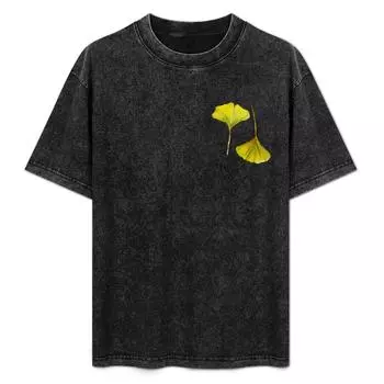 Футболка Осеннее золото гинкго Эстетичная одежда Дешевые вещи Мужские футболки S