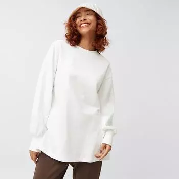 Футболка оверсайз GU Light Sweat с длинными рукавами