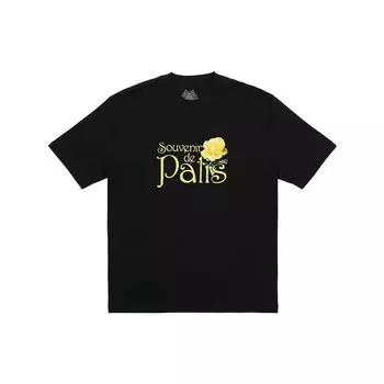 Футболка Palace Alfresco, черные топы унисекс P24TS190