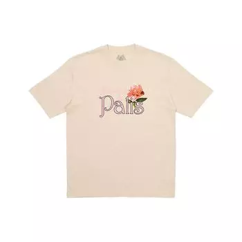 Футболка Palace Alfresco Овсянка Марл Унисекс Топы Кремовые P24TS213 S