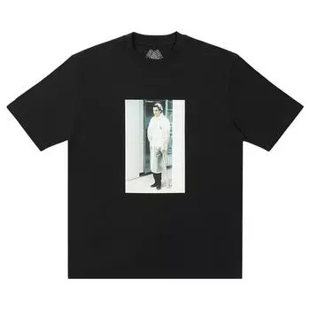 Футболка Palace American Psycho, черные топы унисекс P24TS031 S