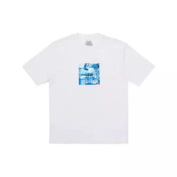 Футболка Palace Blissed Out, белые топы унисекс P24TS143 M