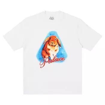 Футболка Palace Bunny, белые топы унисекс P26TS010 XL
