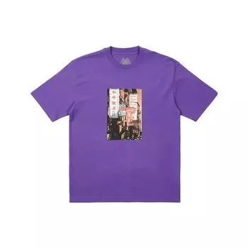 Футболка Palace Downtown Regal Purple, топы унисекс P24TS110