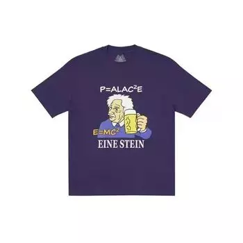 Футболка Palace Eine Stein фиолетовая мужская уличная одежда P21TS163 L