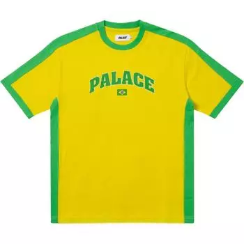 Футболка Palace Flag Желтые топы унисекс P26ES063 L