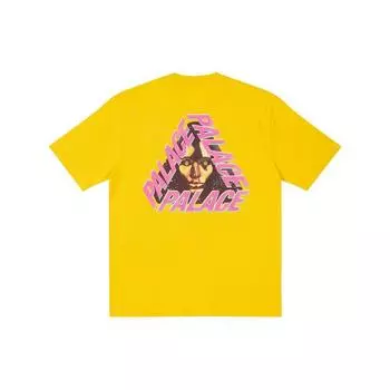 Футболка Palace G-Face желтая унисекс уличная P21TS138 XL