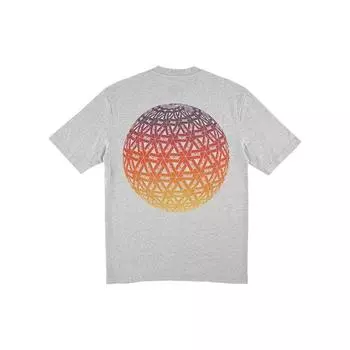 Футболка Palace Globular Серые мужские топы Marl P16TS154 L