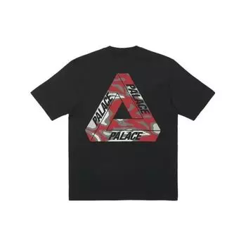 Футболка Palace Jungle Camo Tri-Ferg, черные топы унисекс P24TS117 XL