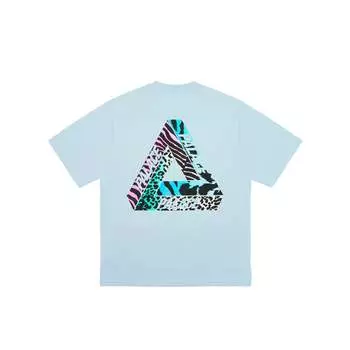 Футболка Palace Jungle Dream, нежно-голубая, унисекс, топы P27TS104 XL