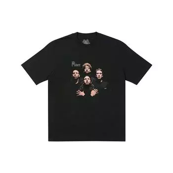 Футболка Palace Kinda Magic с пародией на персонажей группы Queen Band, топы унисекс, черные P20TS227 XL