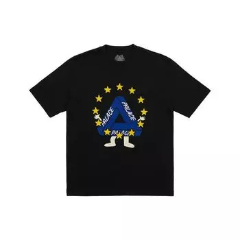 Футболка Palace Missing EU, черные топы унисекс P24TS137 M