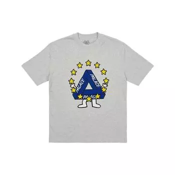 Футболка Palace Missing EU серого цвета унисекс, топы P24TS182 XL