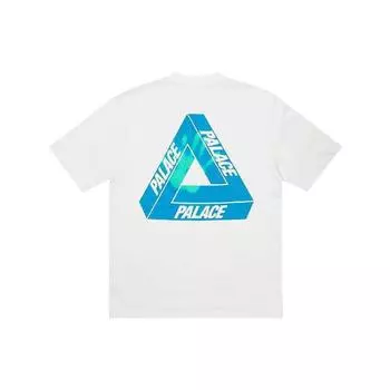 Футболка Palace Reacto Tri-Ferg Белые топы унисекс P24ES029 S