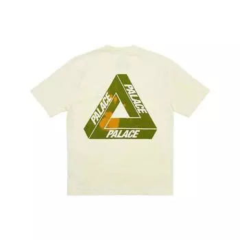 Футболка Palace Reacto Tri-Ferg Желтые топы унисекс P24ES034 XL