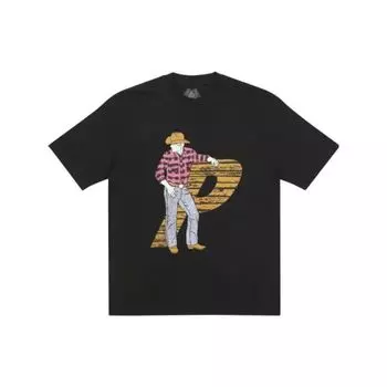 Футболка Palace Saddle Up Черные мужские топы P23TS047 S