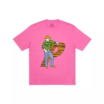 Футболка Palace Saddle Up Розовые мужские топы P23TS051 XL