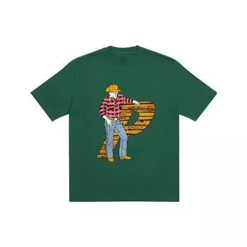 Футболка Palace Saddle Up Зеленые мужские топы P23TS050 S