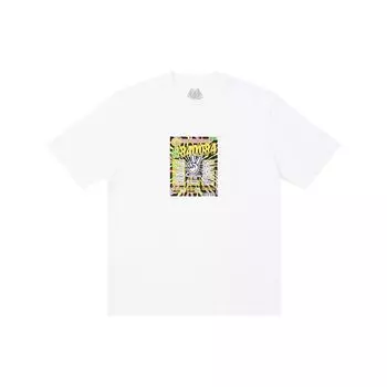 Футболка Palace Scratchy, белые топы унисекс P24TS103 L