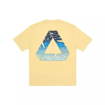 Футболка Palace Spectrum P3, топы унисекс нежно-желтого цвета P24TS173 M
