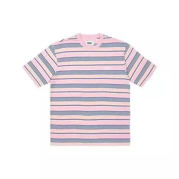 Футболка Palace Stripe Розовые топы унисекс P24ES028