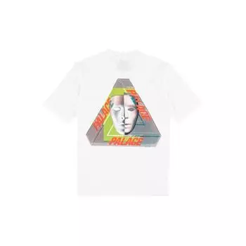 Футболка Palace Tri-Bery, белые мужские топы P16TS086 S