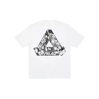 Футболка Palace Tri-Heads, белые топы унисекс P21TS149 L