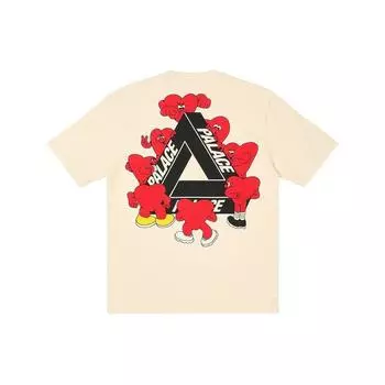 Футболка Palace Tri-Hearts Мягкие белые топы унисекс P26TS029 XL