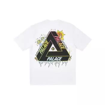 Футболка Palace Tri-Lottie, белые топы унисекс P25TS297 L