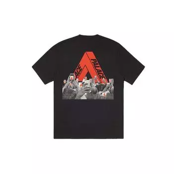 Футболка Palace Tri-Phone Черные мужские топы P18TS116 M